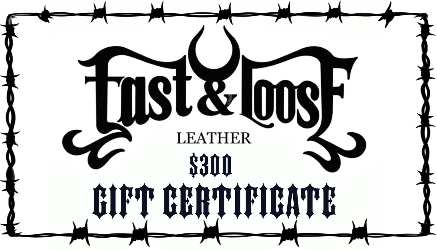 Digital leather gift card