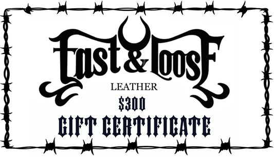 Digital leather gift card