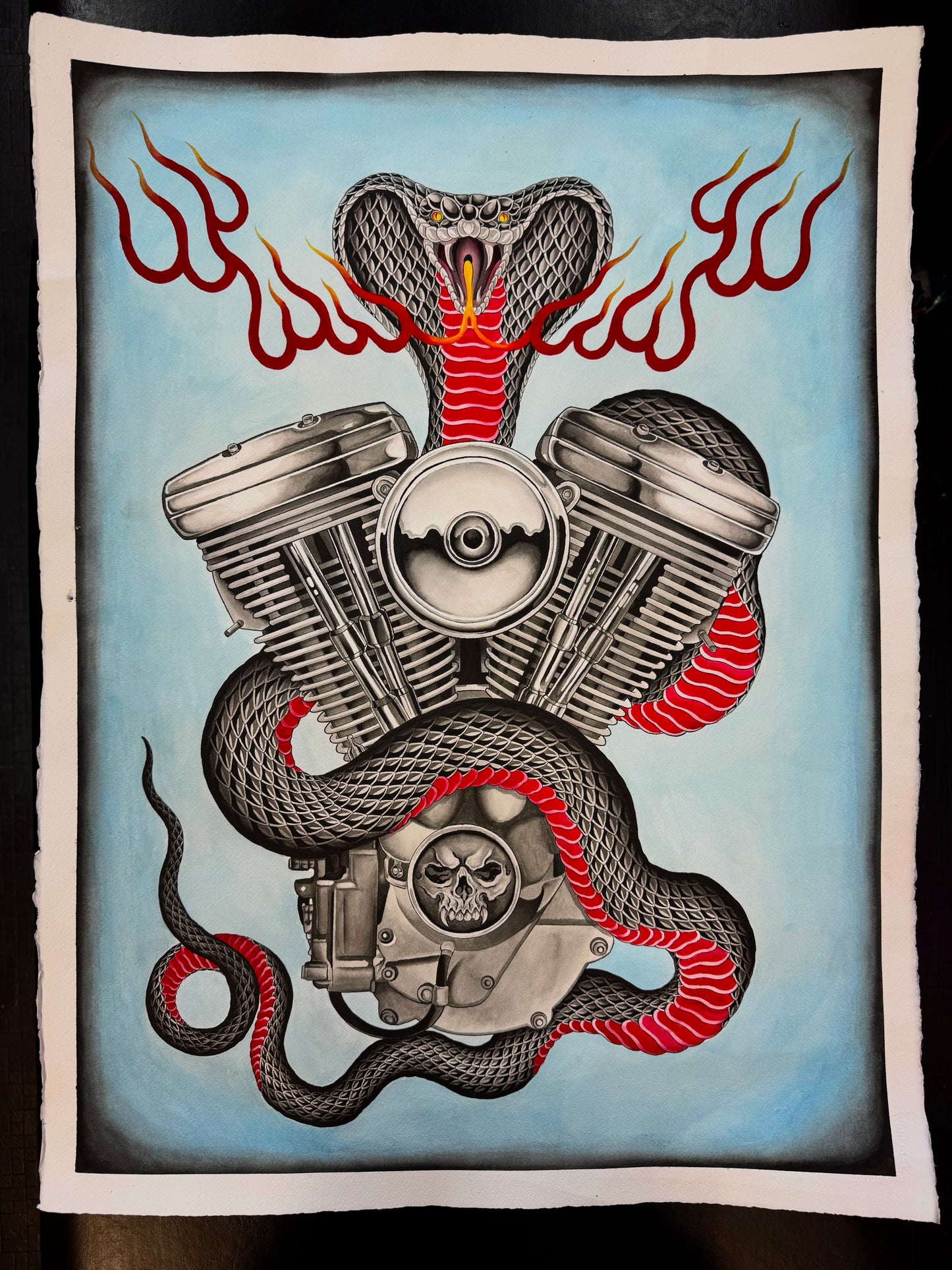 Harley cobra print