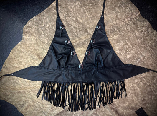 La Grange fringe halter